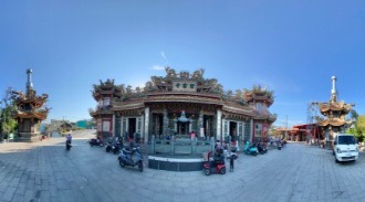 小琉球碧雲寺/廟前環保金爐/兩座金爐
