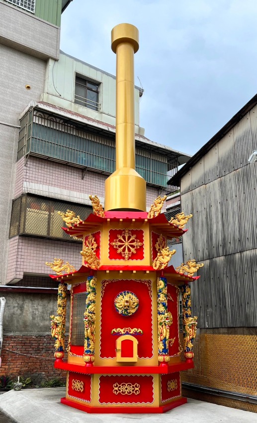 民宅旁的環保金爐／雙層環保金爐／金屬爐SUS304