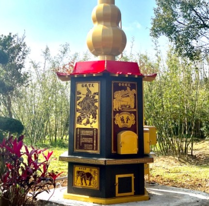 廟埕前環保金爐／石材／石漆金爐／金屬爐