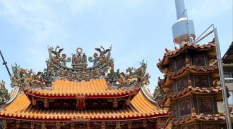 梧棲朝元宮/金爐上方環保設備