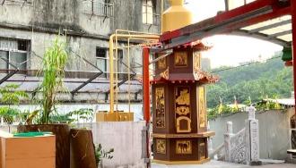 薄屋緣設計/紅寶花崗岩大理石材/神爐監造環保金爐