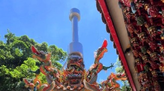 埤仔頭福德宮/金爐煙囪上方環保設備