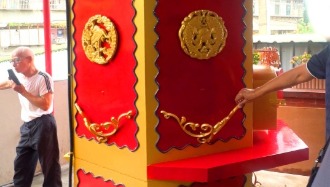 中和石公王福神宮的環保金爐/神爐企業監製/金屬爐SU304