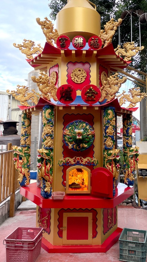 神爐監造/環保金爐/單層屋簷