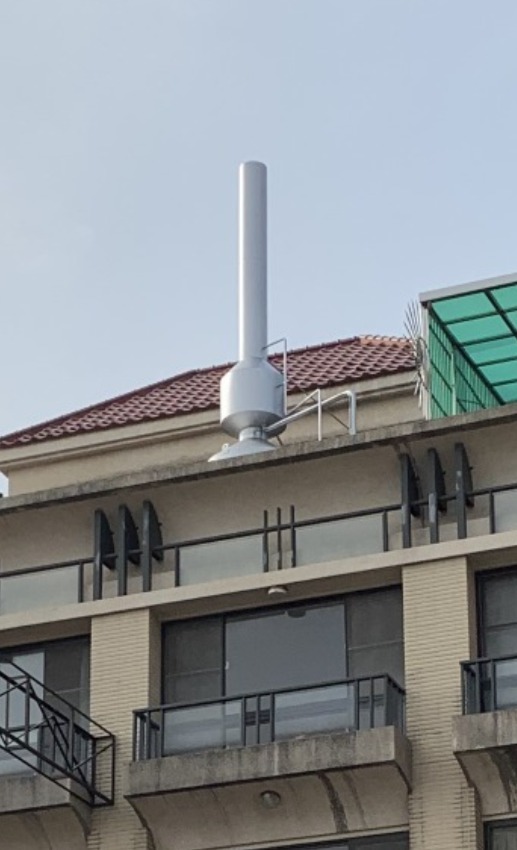 住宅環保金爐/透天厝環保金爐/設於頂樓處環保金爐/神爐企業監造