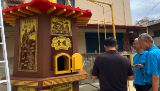 神爐監造／環保金爐／單層屋簷