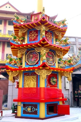 溪湖福德宮的環保金爐是神爐企業有限公司設計監造
