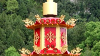 祖師爺使用的環保金爐/雙層屋簷/神爐企業監製/金屬爐SU304