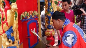 環保金亭、環保金爐開爐儀式／雙層屋簷／神爐企業監製／金屬爐SU304