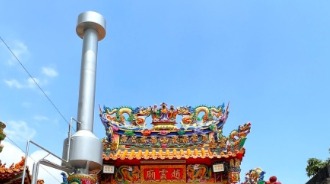 仁美把水福德祠/金爐加裝環保設備