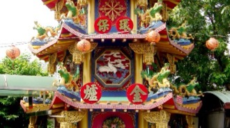 神爐監造／環保金爐／叁層屋簷