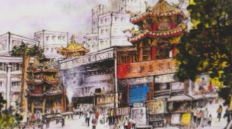 神爐監造／環保金爐／叁層屋簷 畫