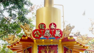 環保金亭(永不堵塞之設計過濾淨化系統設備)/雙層屋簷/神爐企業監製/金屬爐SU304