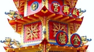 環保金亭(永不堵塞之設計過濾淨化系統設備)/雙層屋簷/神爐企業監製/金屬爐SU304