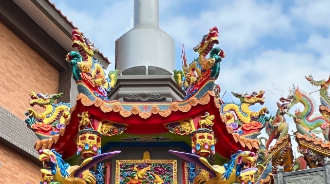 屏東萬丹新興宮/金爐上方設備/神爐企業設計監造/傳統信仰現代環保
