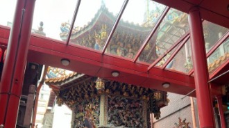 東海七福金寶塔/燒金紙情形