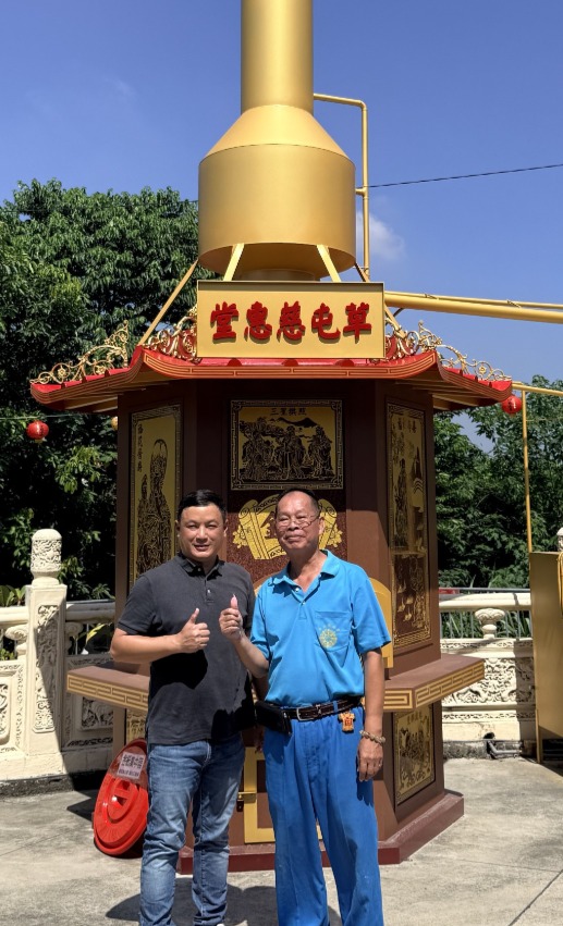 福報級的體驗，無以言表的滿意。 這張在草屯慈惠堂拍下的笑臉，是我們最想守護的風景。