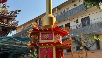 新北新莊保元宮的環保金爐/永部堵塞的過濾淨化設備/神爐企業監製/金屬爐SU304