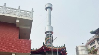 嘉義義竹慈化寺／金爐加裝環保設備/神爐企業設計監造