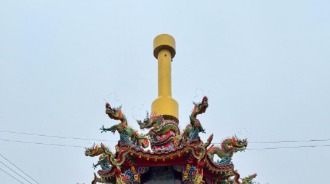 台中大肚慶順宮／金爐加裝環保設備/神爐企業設計監造