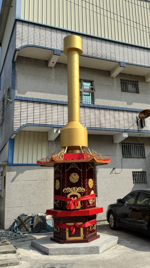 路竹下坑天龍宮的環保金爐/神爐企業監造/金屬爐SU304